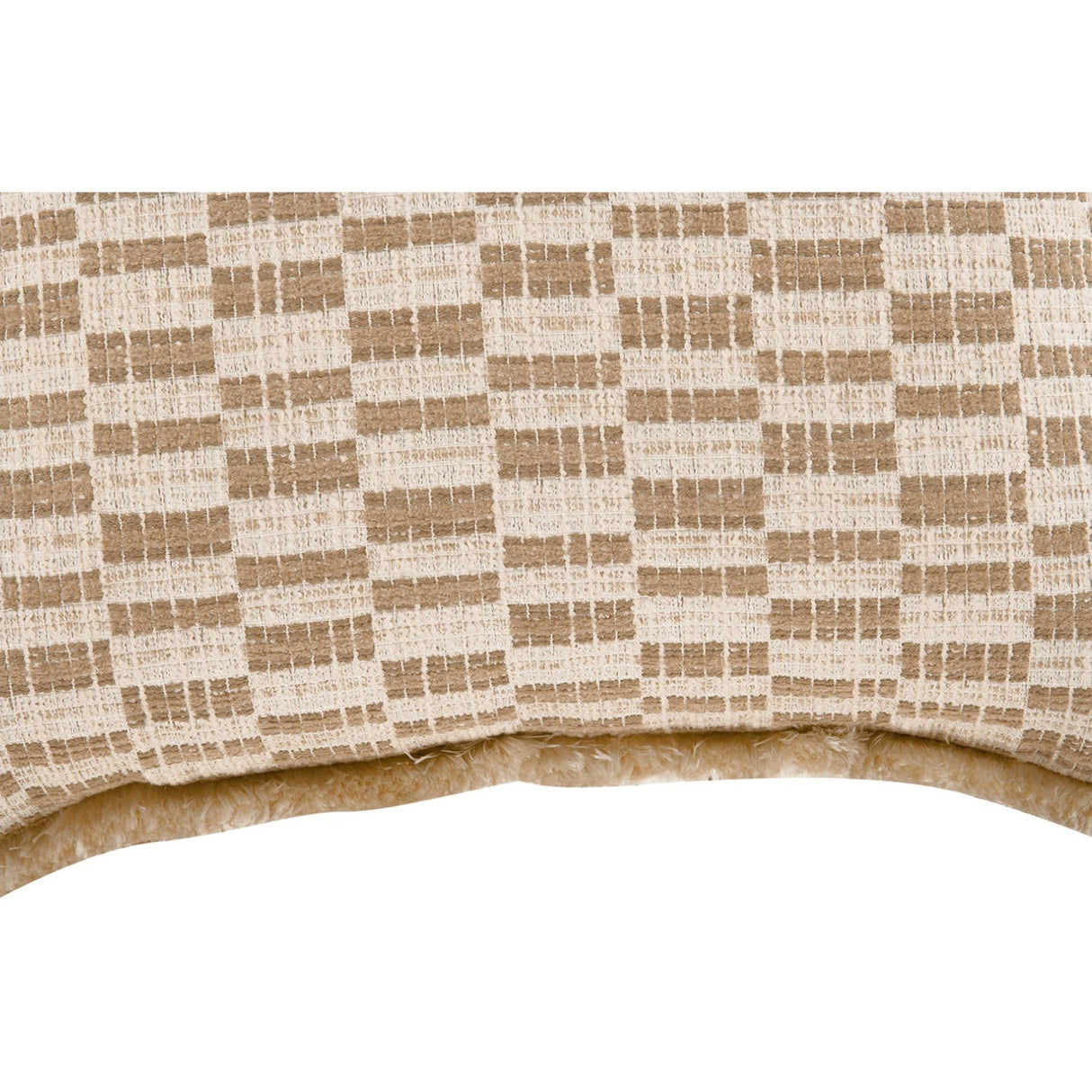 Modern European furniture - Geometric Print Fringed Cushion - www.oroa.com