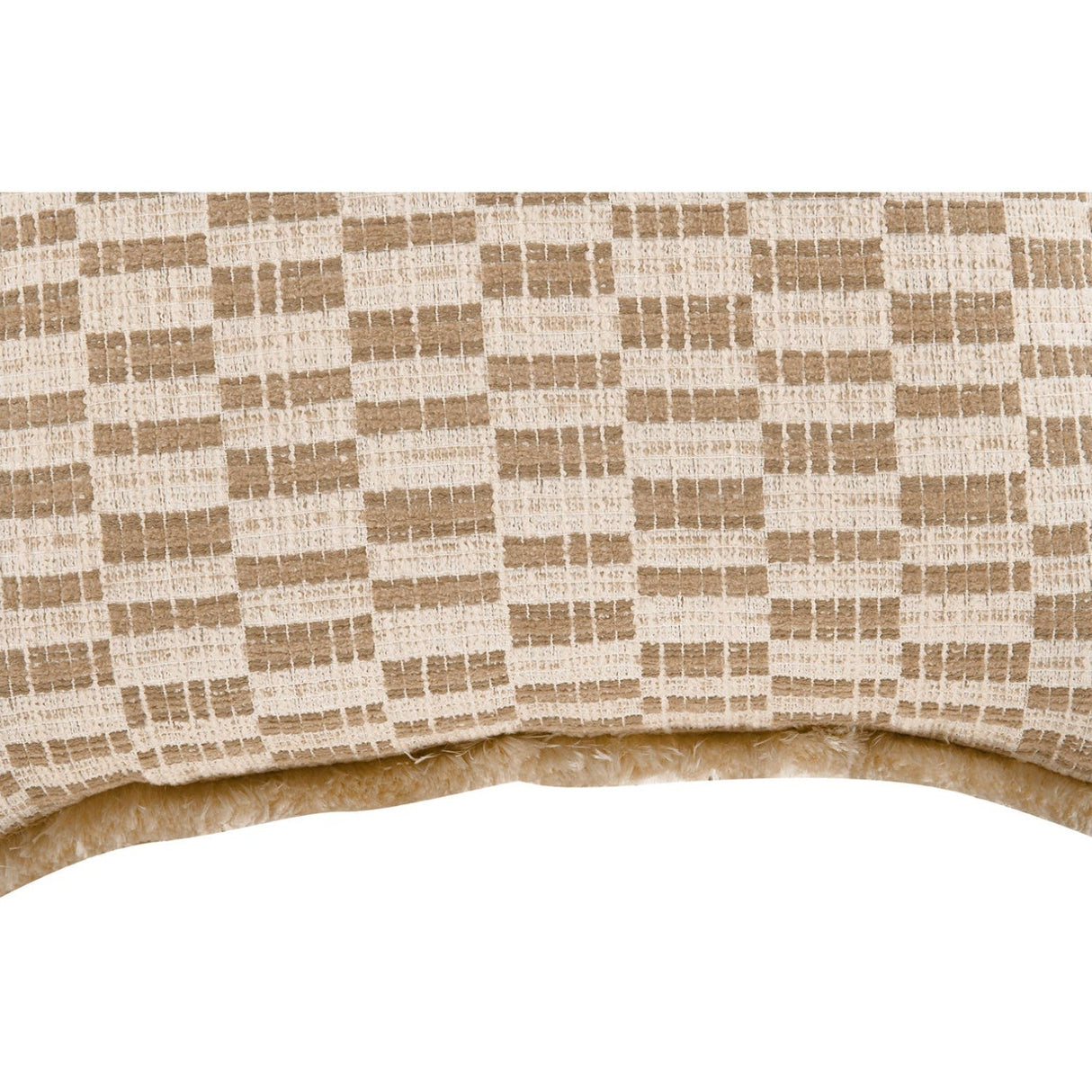Modern European furniture - Geometric Print Fringed Cushion - www.oroa.com