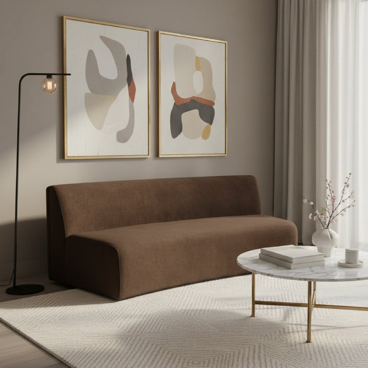 Modern European furniture - Concave Modular Sofa - www.oroa.com