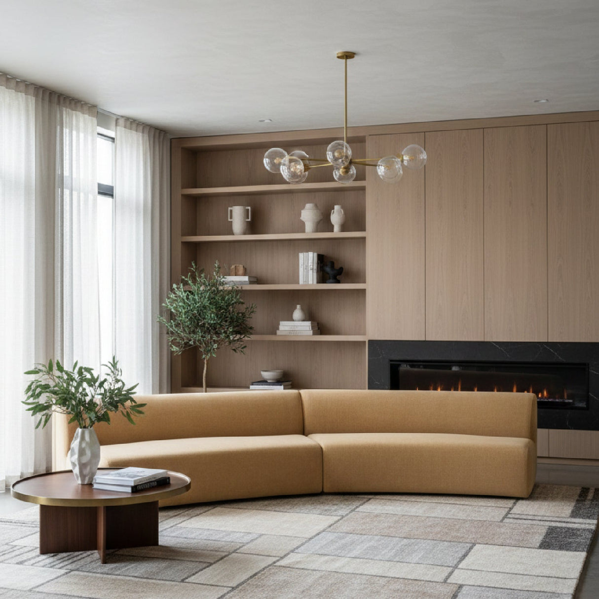 Modern European furniture - 2-Piece Modular Sofa - www.oroa.com