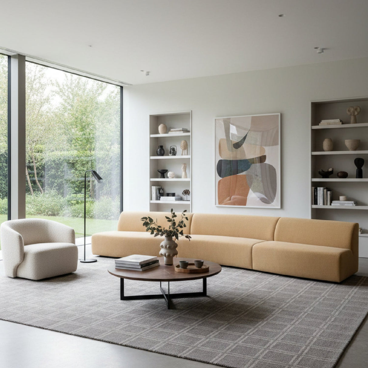 Modern European furniture - 3-Piece Modular Sofa - www.oroa.com