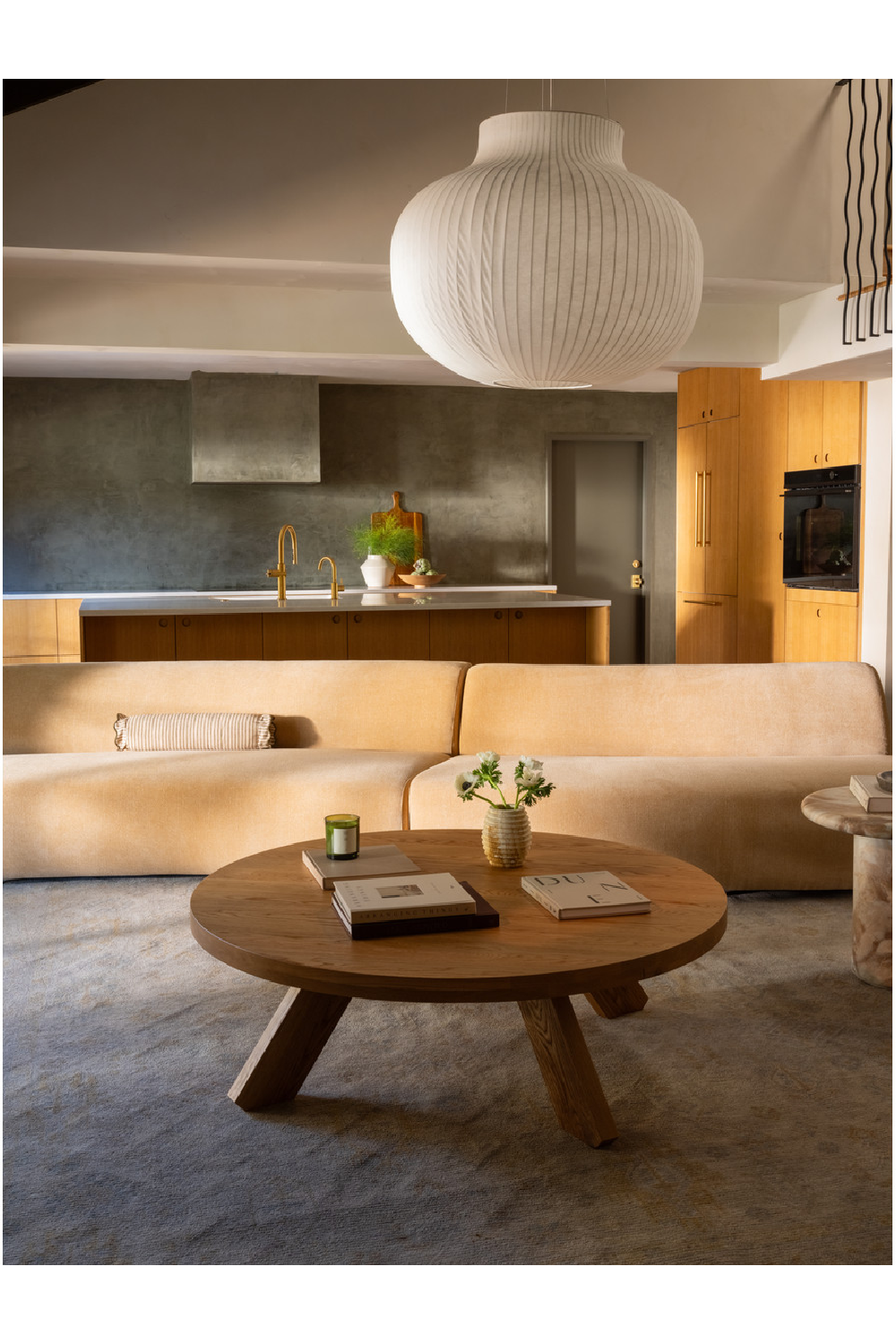 Concave 3-Piece Modular Sofa | Novi Living Naomi | Oroa.com