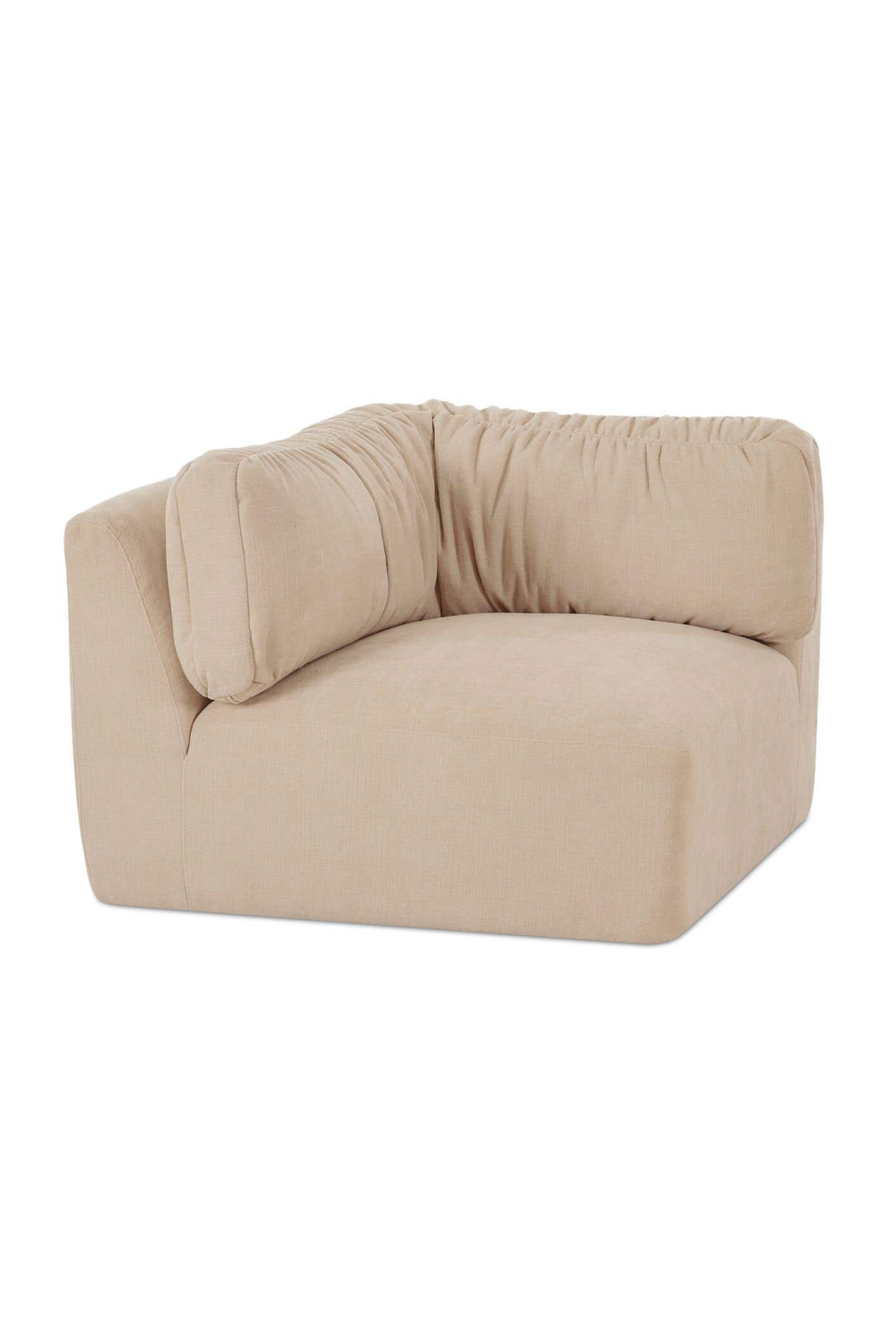 Modern European furniture - Chenille Corner Sofa - www.oroa.com
