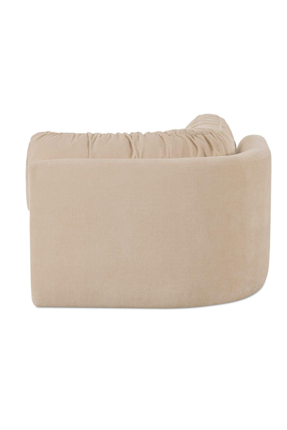 Modern European furniture - Chenille Corner Sofa - www.oroa.com