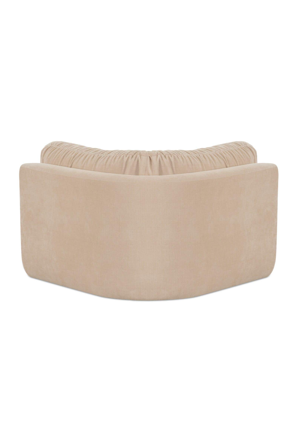 Modern European furniture - Chenille Corner Sofa - www.oroa.com