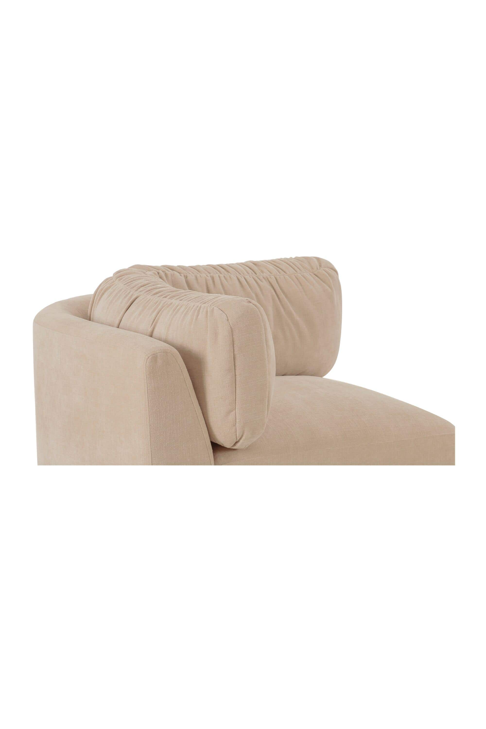 Modern European furniture - Chenille Corner Sofa - www.oroa.com