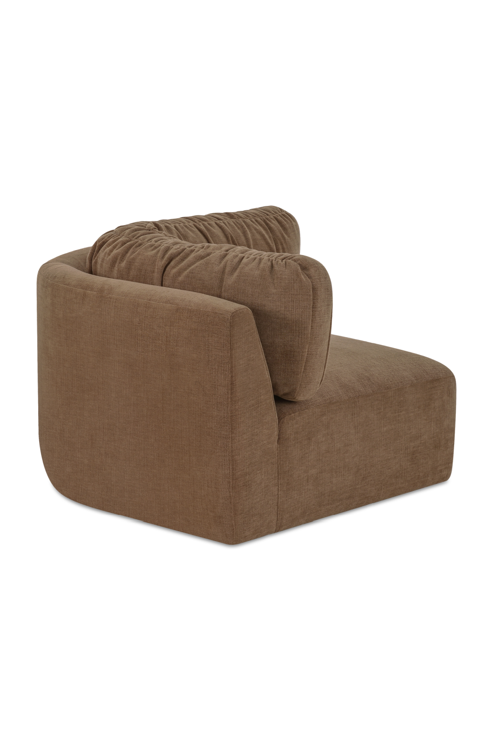 Modern European furniture - Chenille Corner Sofa - www.oroa.com