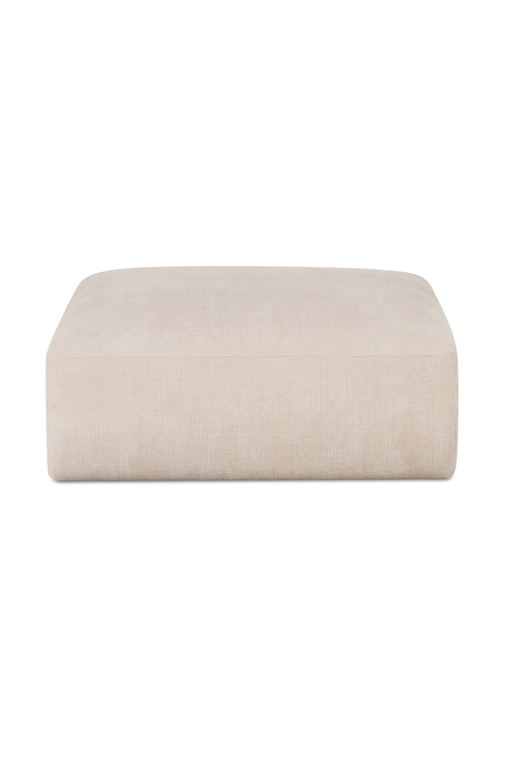 Modern European furniture - Chenille Square Ottoman - www.oroa.com