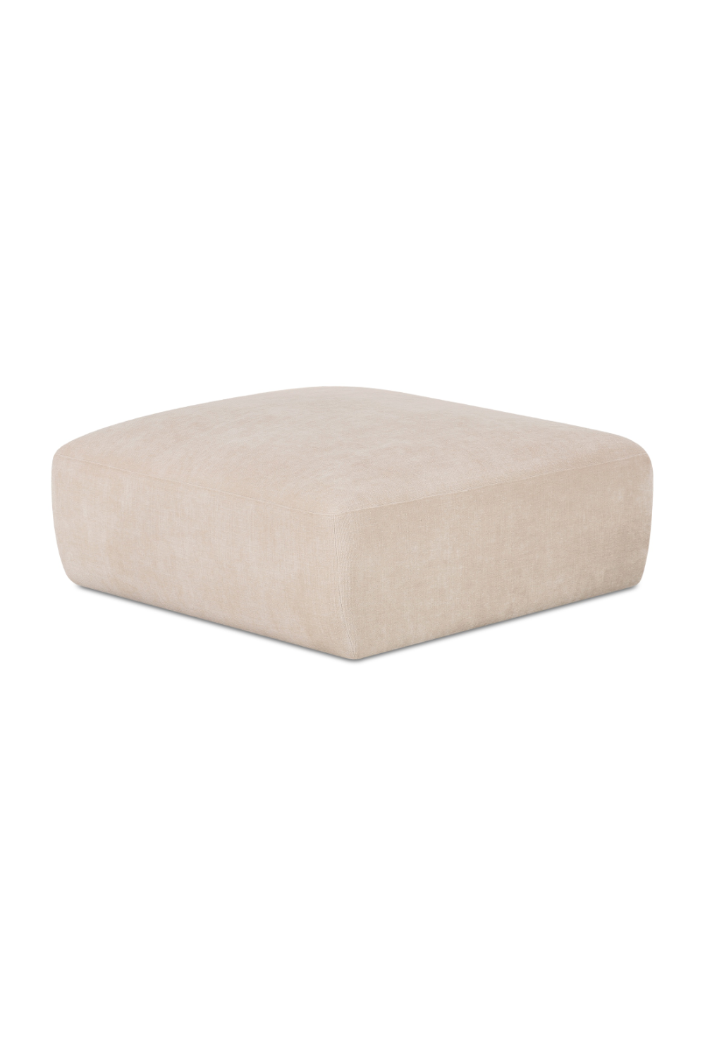 Modern European furniture - Chenille Square Ottoman - www.oroa.com