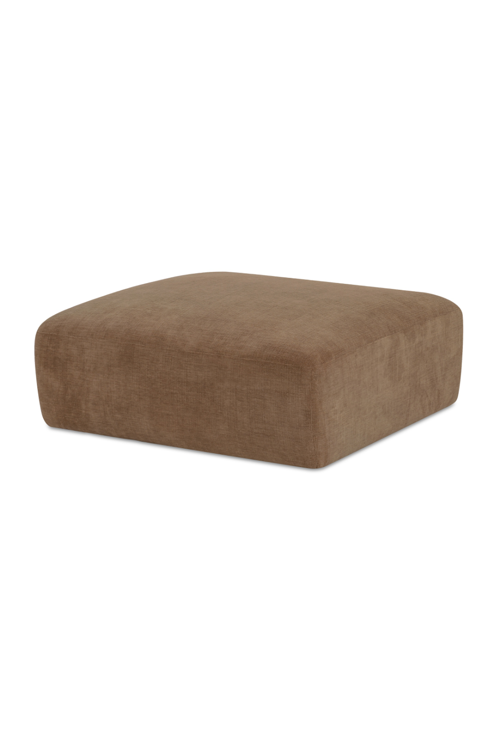 Modern European furniture - Chenille Square Ottoman - www.oroa.com