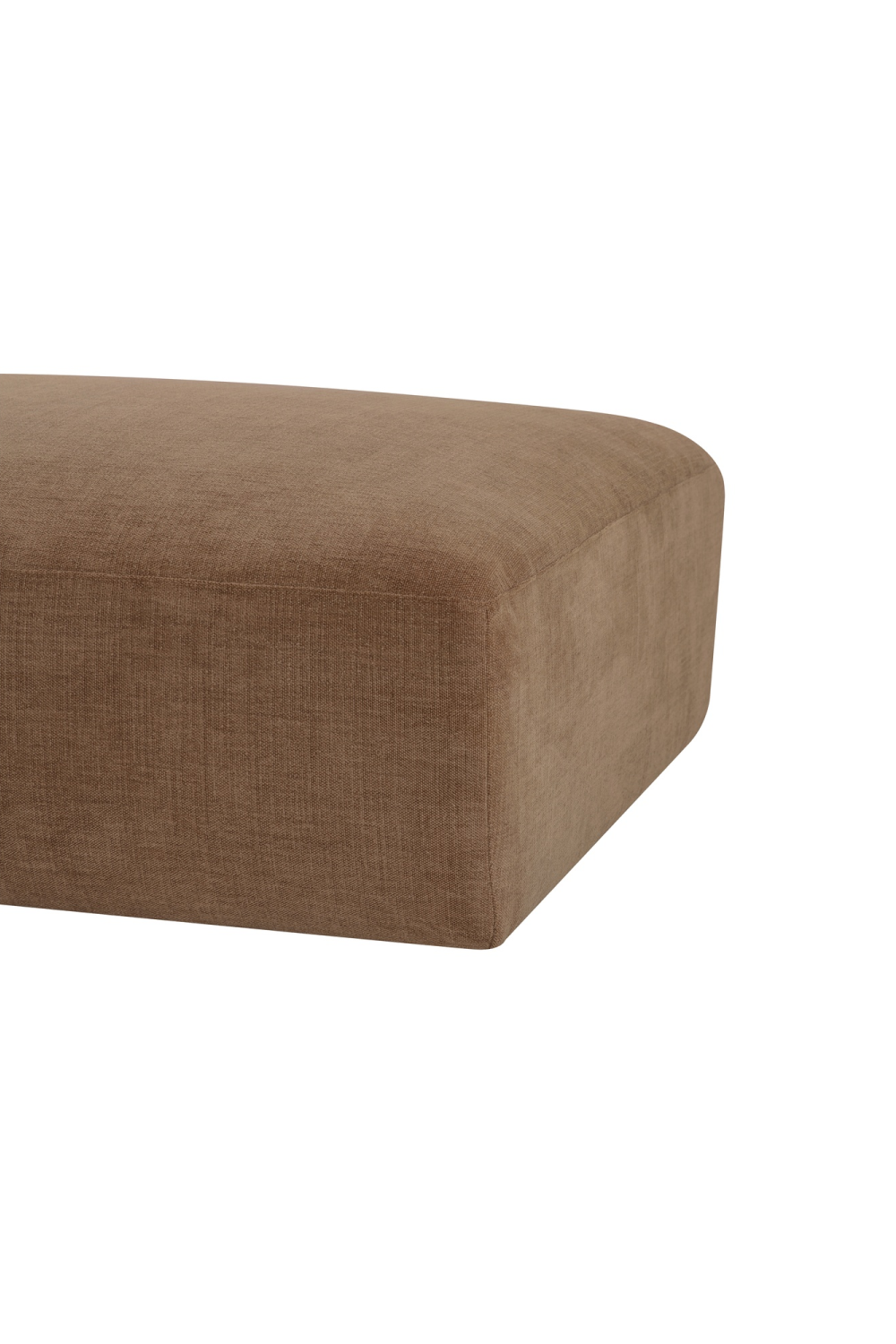 Modern European furniture - Chenille Square Ottoman - www.oroa.com