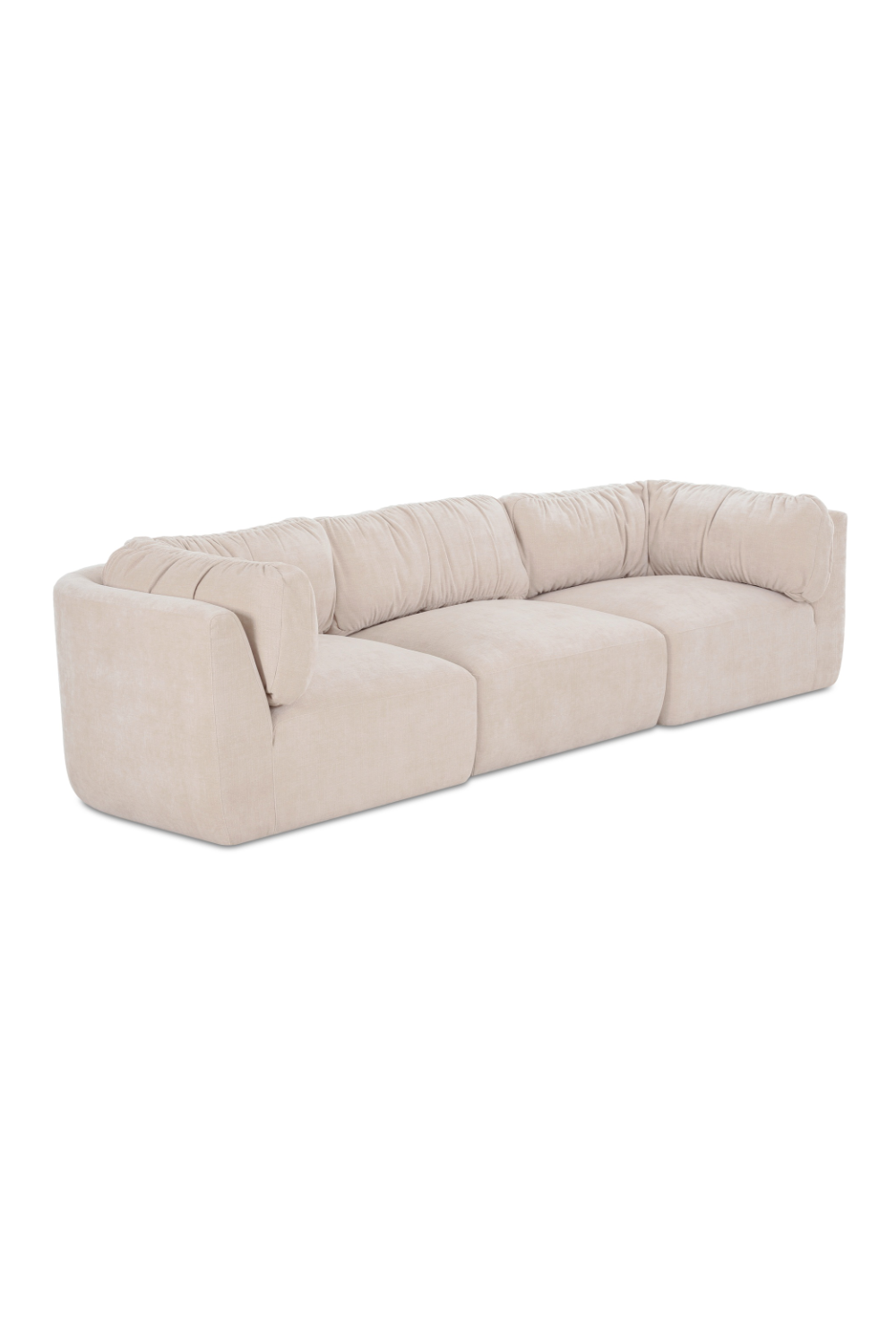 Modern European furniture - Chenille 3-Seater Sofa - www.oroa.com
