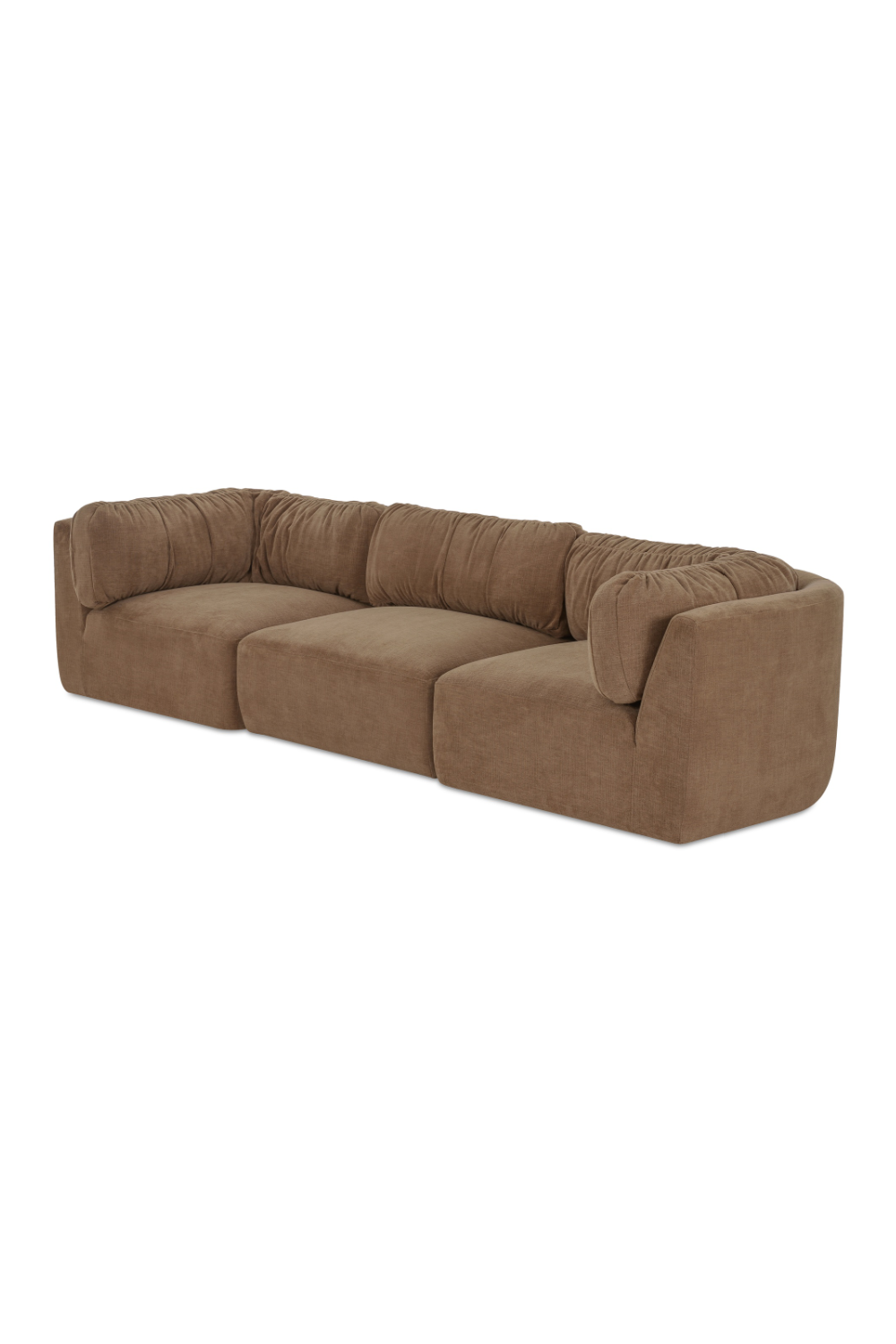 Chenille 3-Seater Sofa | Novi Living Matina | Oroa.com