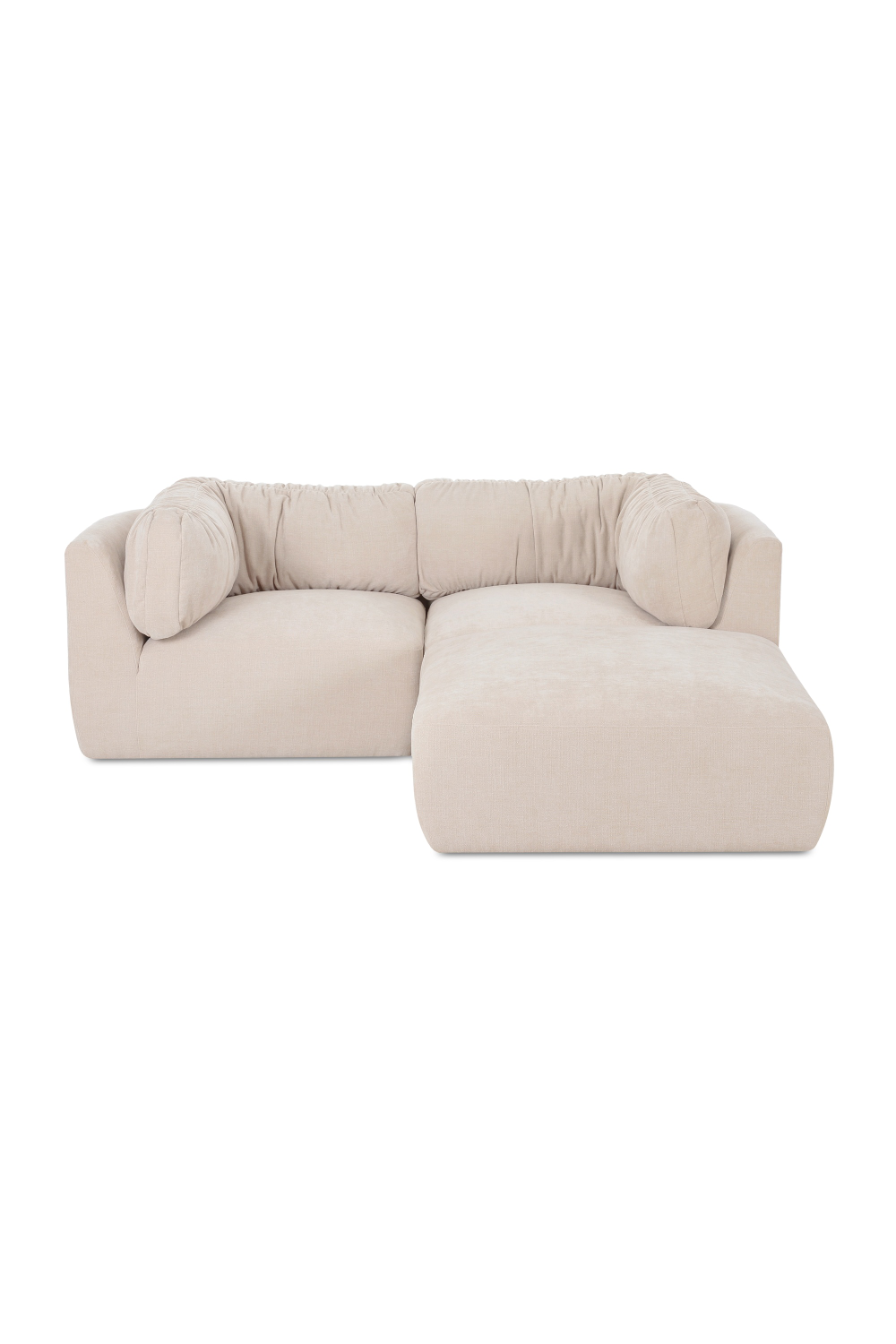 Modern European furniture - Chenille Sectional Corner Sofa - www.oroa.com