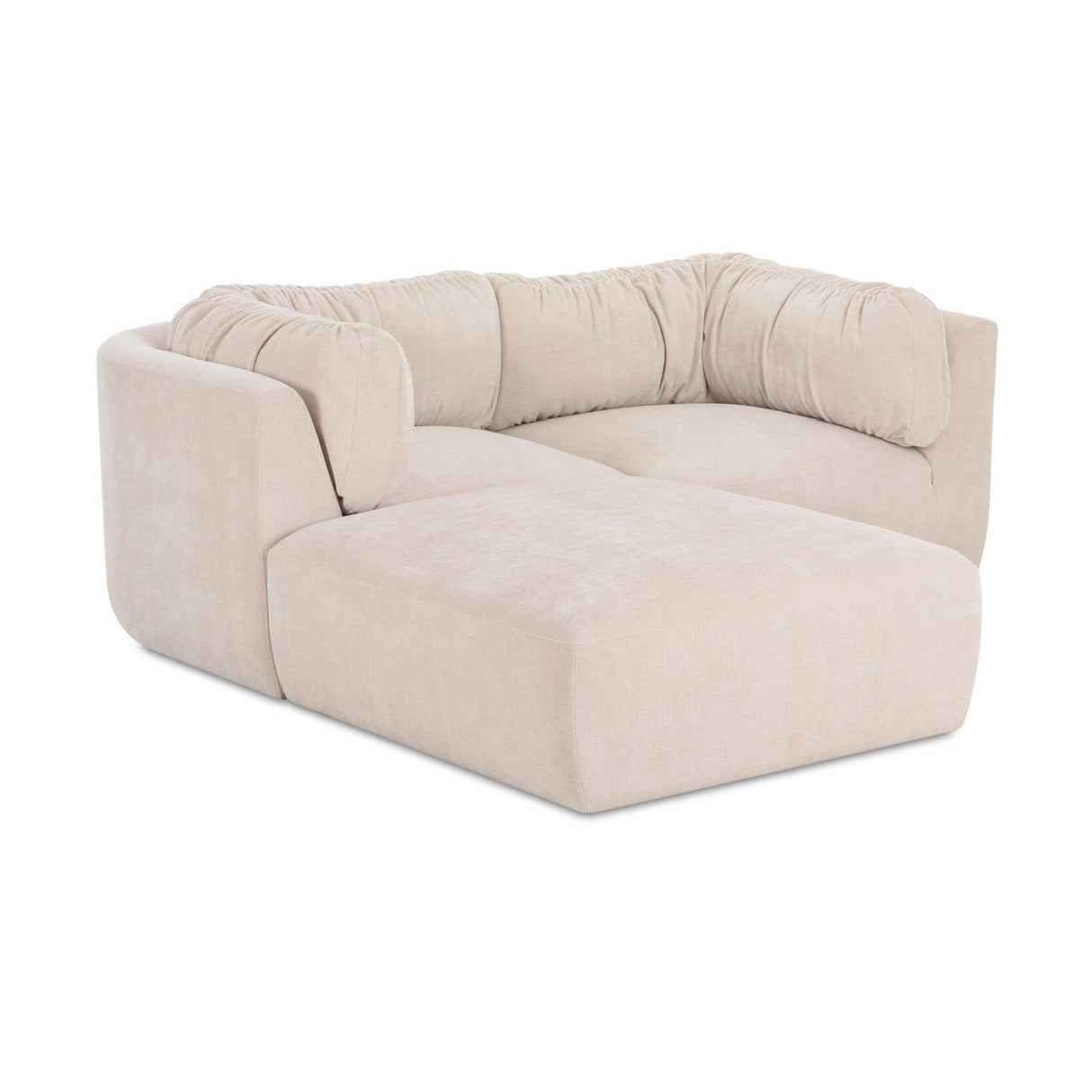 Modern European furniture - Chenille Sectional Corner Sofa - www.oroa.com