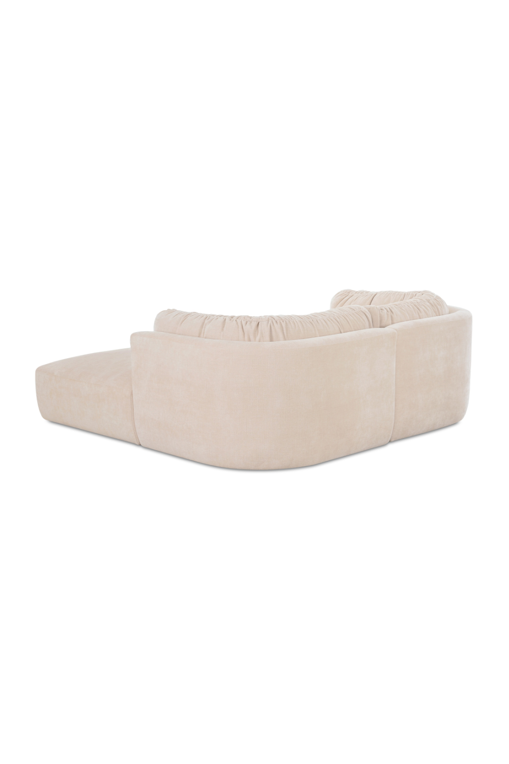 Modern European furniture - Chenille Sectional Corner Sofa - www.oroa.com