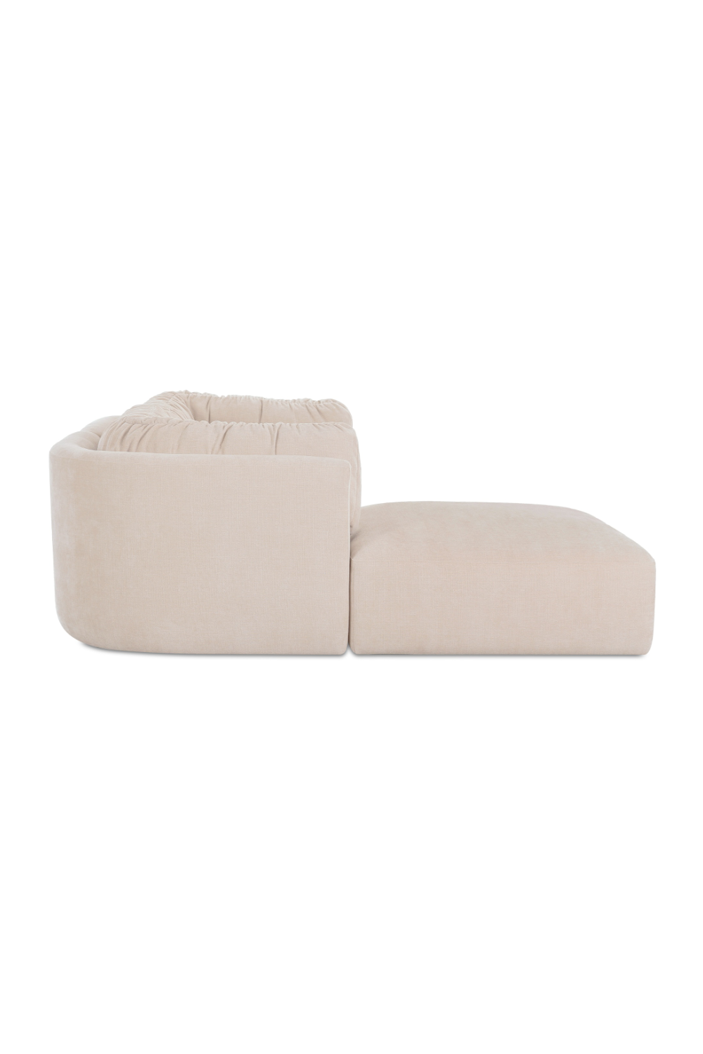 Modern European furniture - Chenille Sectional Corner Sofa - www.oroa.com