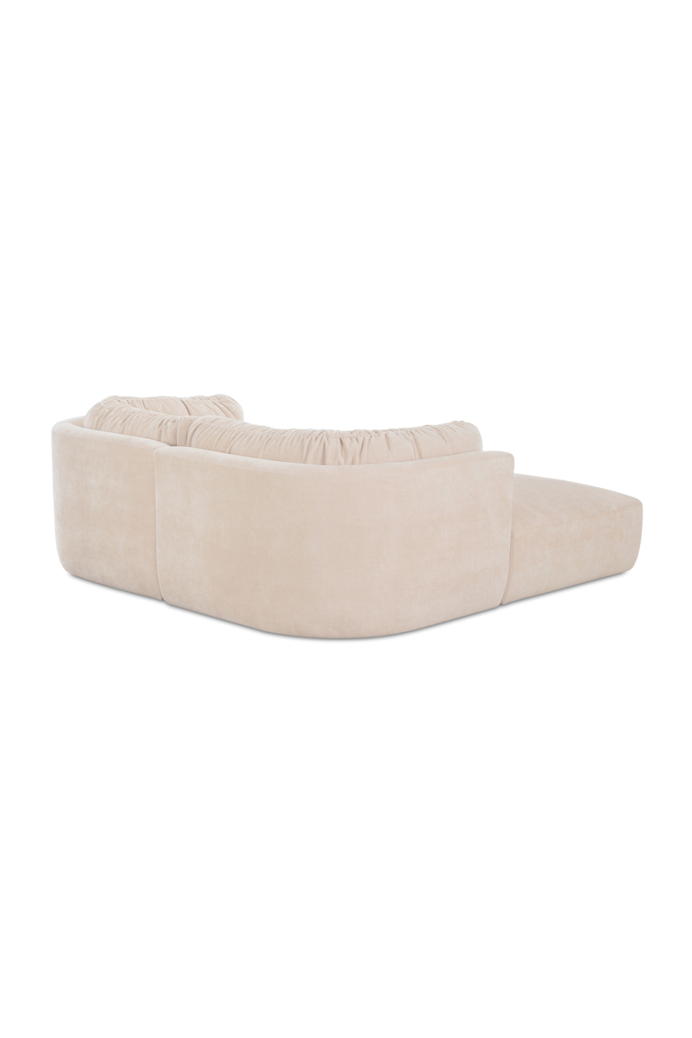 Modern European furniture - Chenille Sectional Corner Sofa - www.oroa.com