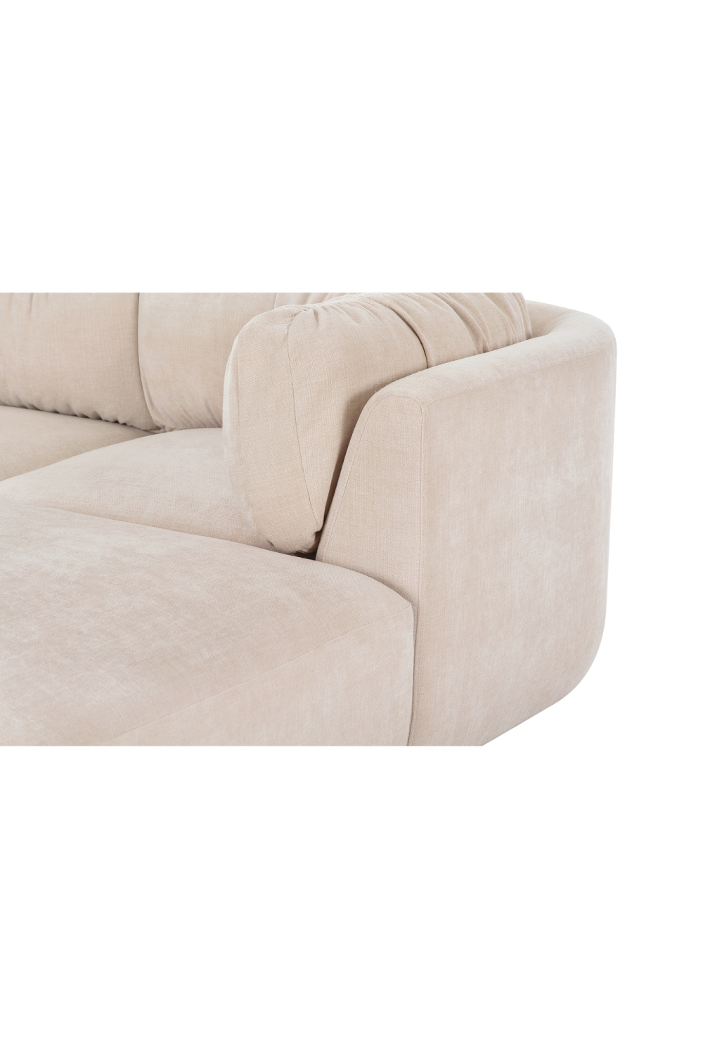 Chenille Sectional Corner Sofa | Novi Living Matina | Oroa.com