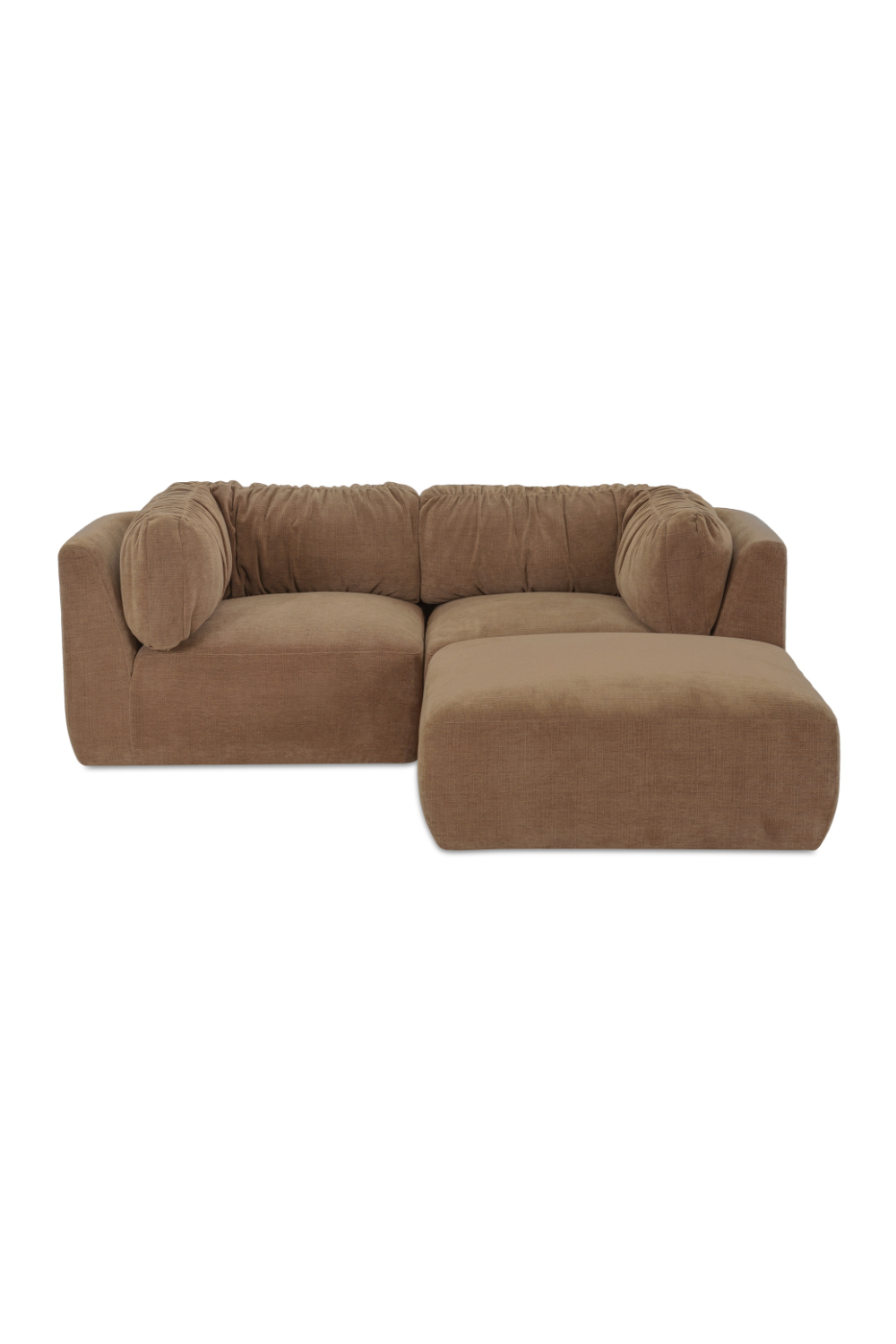 Modern European furniture - Chenille Sectional Corner Sofa - www.oroa.com