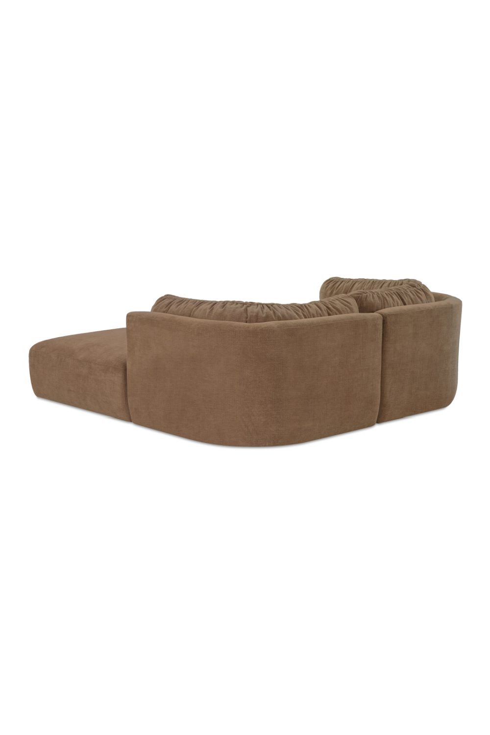 Modern European furniture - Chenille Sectional Corner Sofa - www.oroa.com