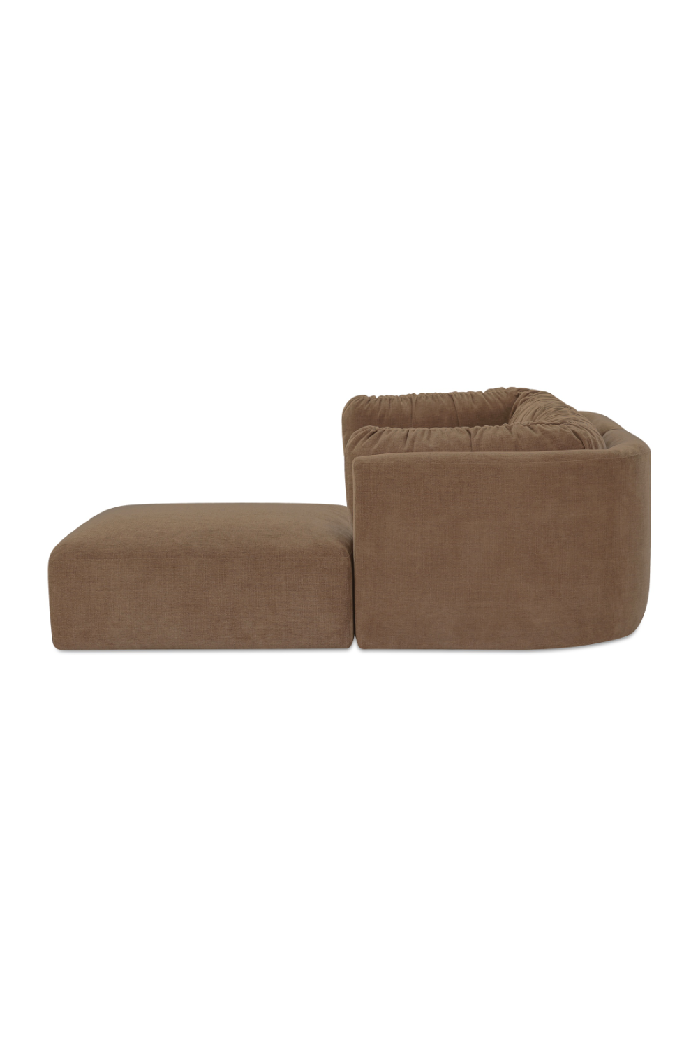 Modern European furniture - Chenille Sectional Corner Sofa - www.oroa.com