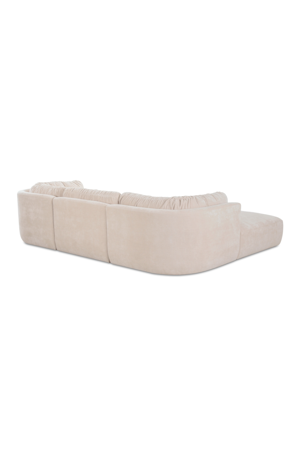 Modern European furniture - Chenille Lounge Modular Sofa - www.oroa.com