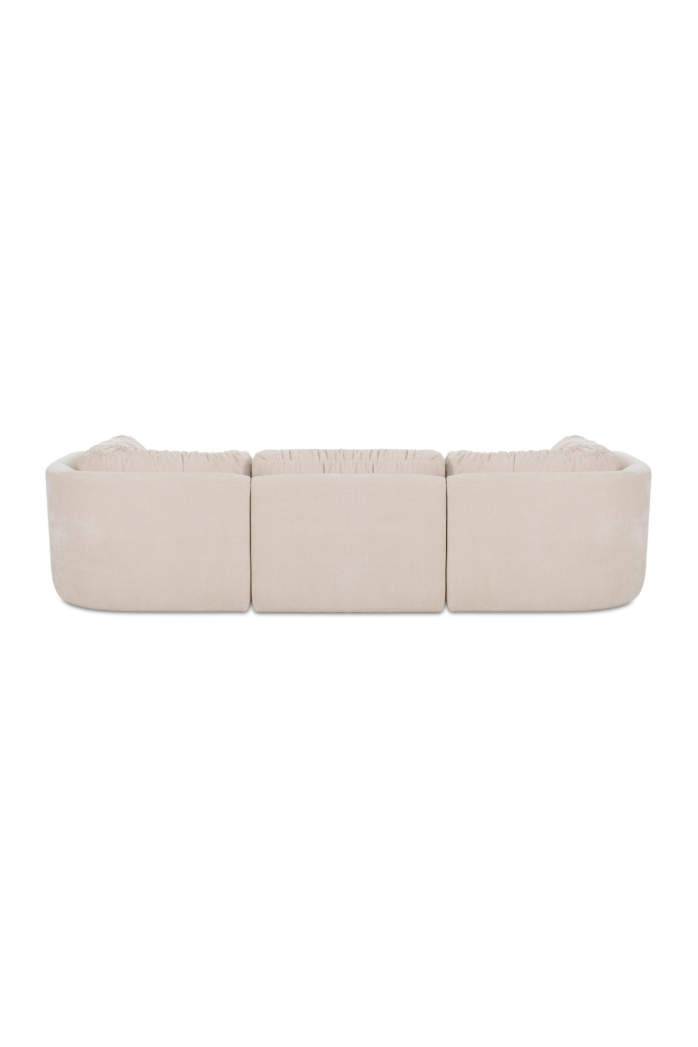 Modern European furniture - Chenille Lounge Modular Sofa - www.oroa.com