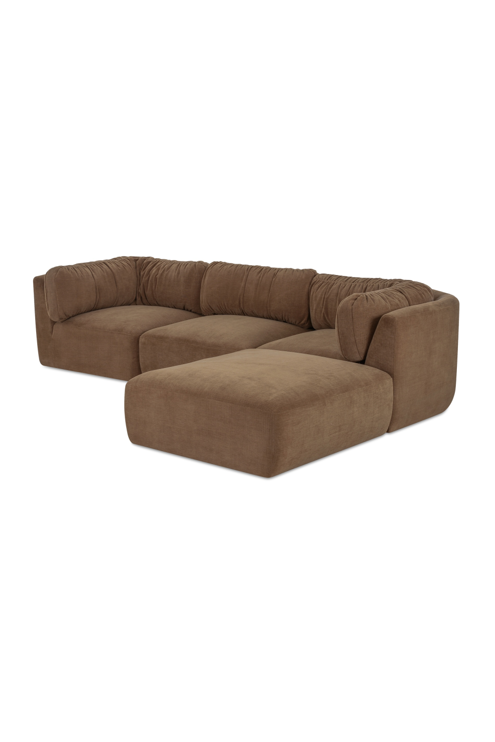 Chenille Lounge Modular Sofa | Novi Living Matina | Oroa.com