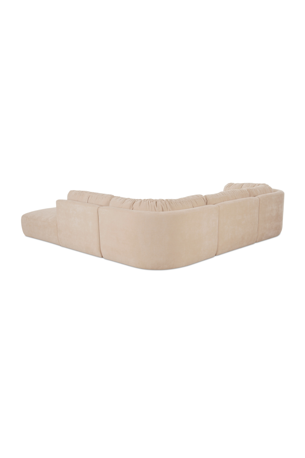 Modern European furniture - Chenille Modular Sofa - www.oroa.com