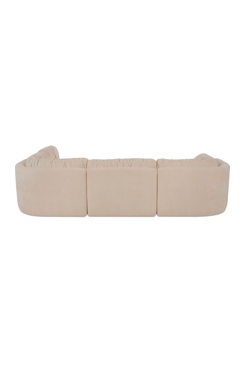 Modern European furniture - Chenille Modular Sofa - www.oroa.com