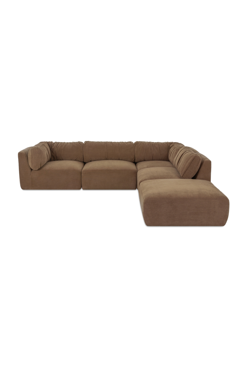 Modern European furniture - Chenille Modular Sofa - www.oroa.com
