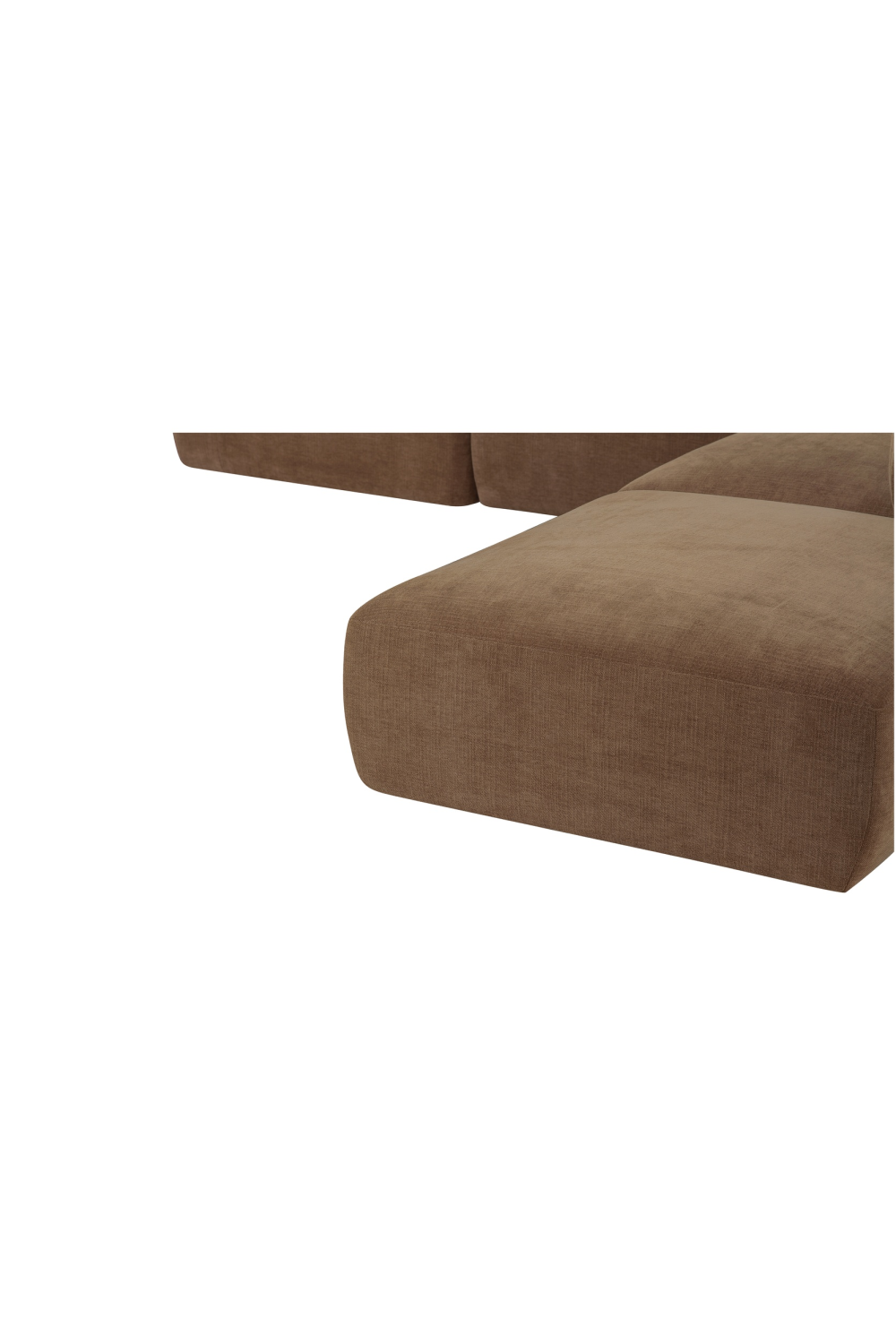 Modern European furniture - Chenille Modular Sofa - www.oroa.com