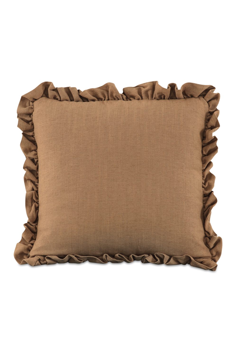 Modern European furniture - Ruffled-Edge Linen Cushion - www.oroa.com