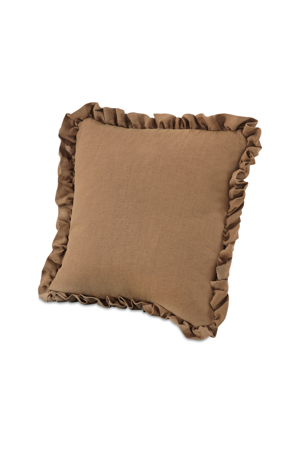 Ruffled-Edge Linen Cushion | Novi Living Betty | Oroa.com