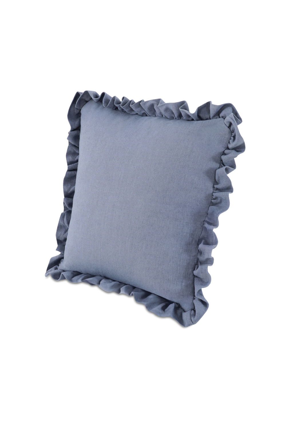 Modern European furniture - Ruffled-Edge Linen Cushion - www.oroa.com