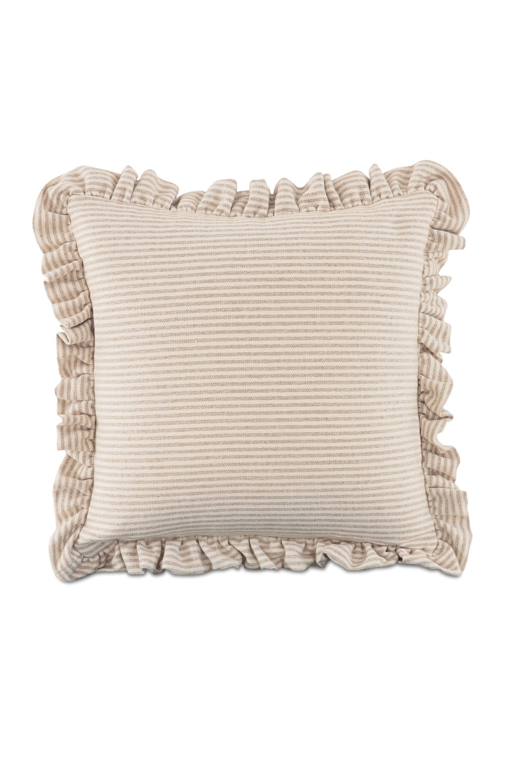 Ruffled-Edge Linen Cushion | Novi Living Betty | Oroa.com