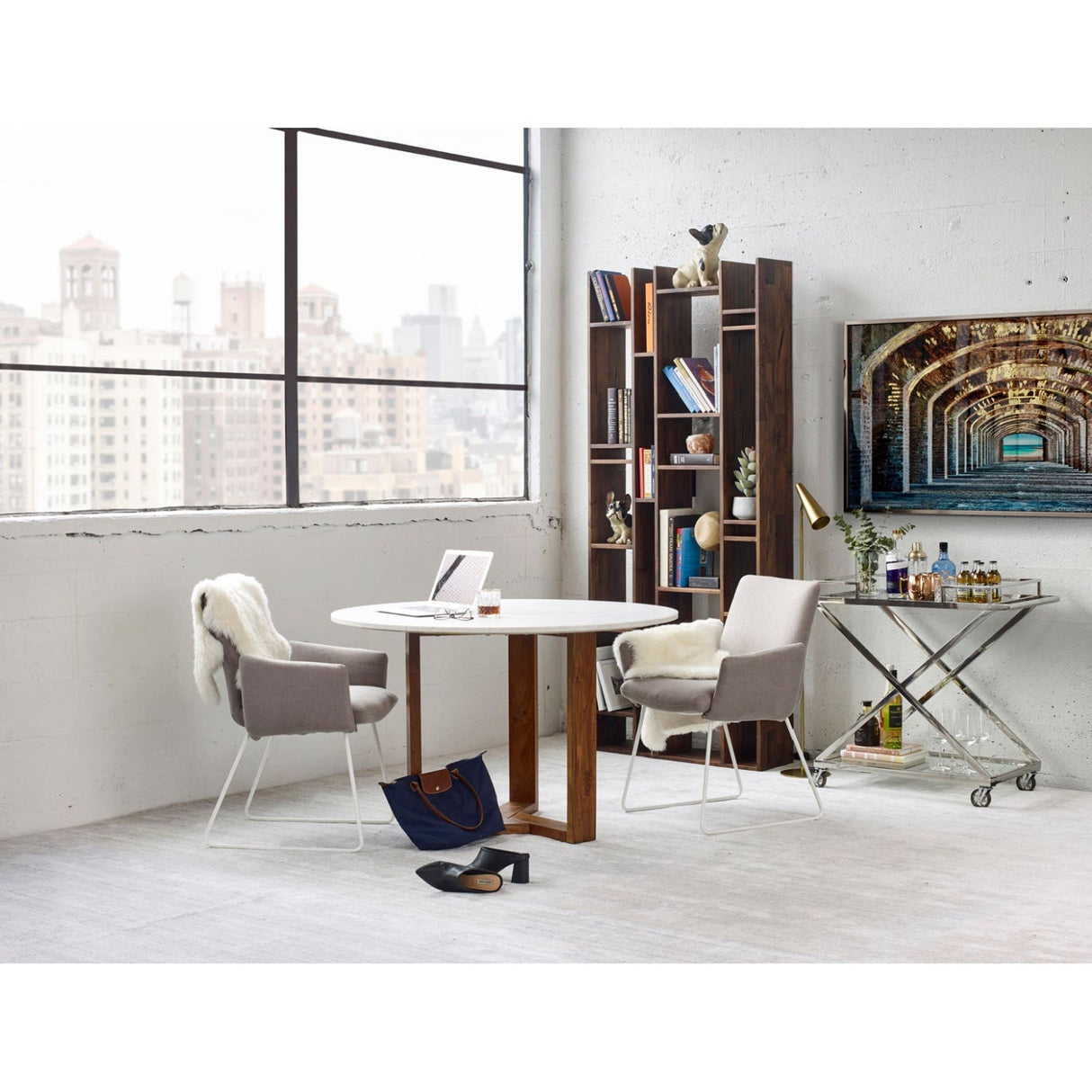 Modern European furniture - Conical Iron Floor Lamp - www.oroa.com