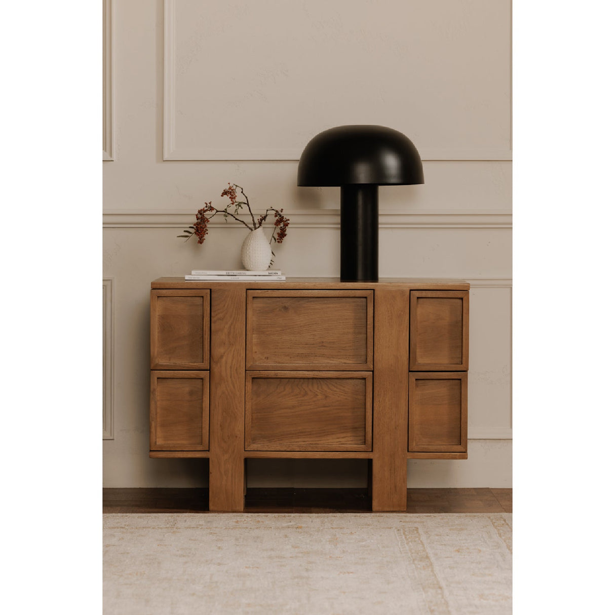 Modern European furniture - Black Dome Table Lamp - www.oroa.com