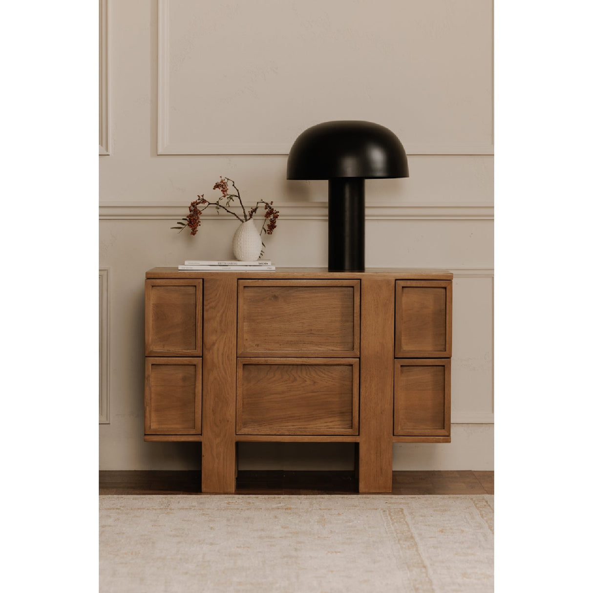Modern European furniture - Black Dome Table Lamp - www.oroa.com