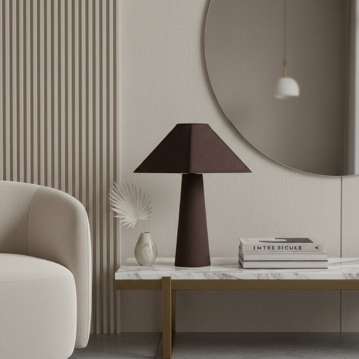Modern European furniture - Cotton Wrapped Table Lamp - www.oroa.com