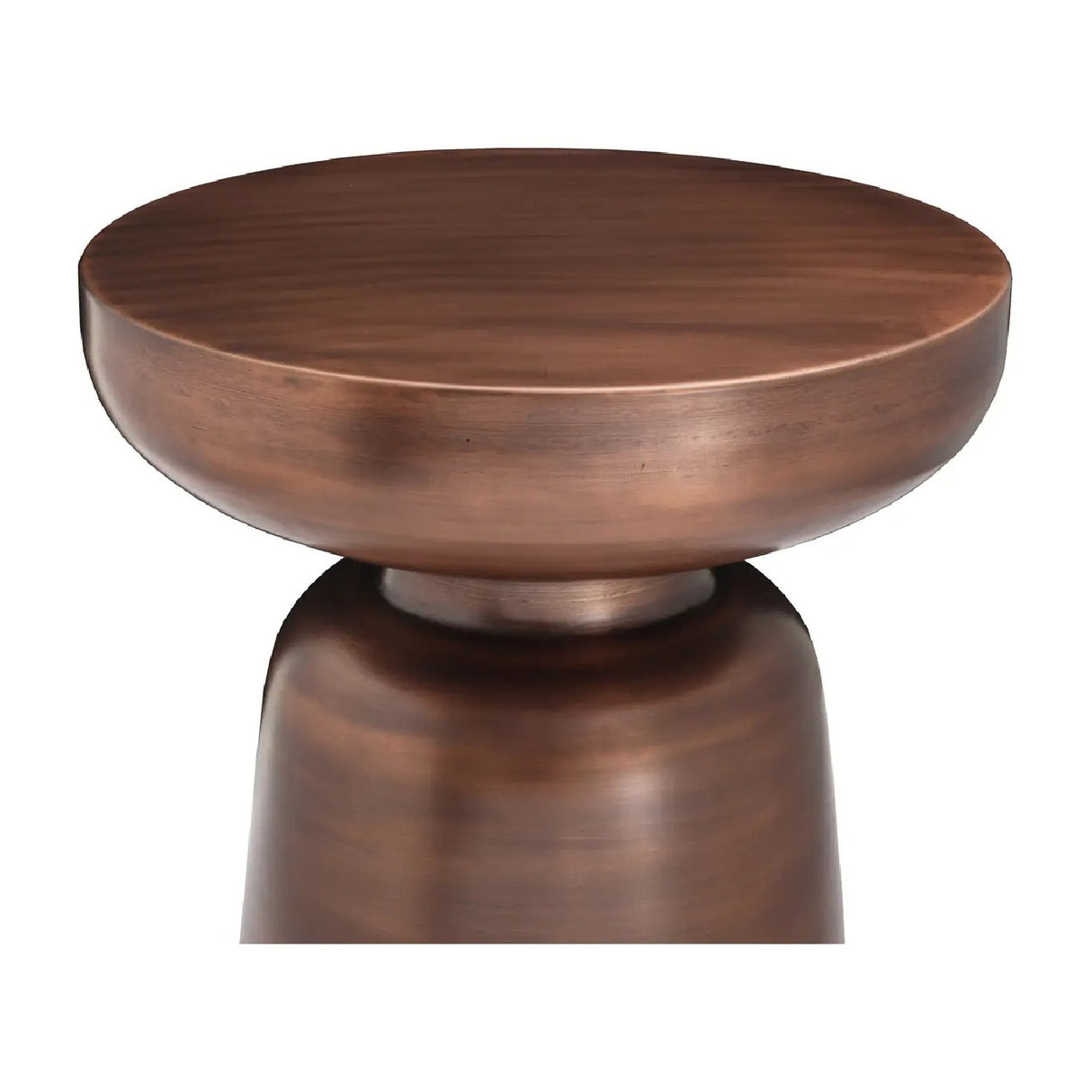 Modern European furniture - Antique Copper Accent Table - www.oroa.com
