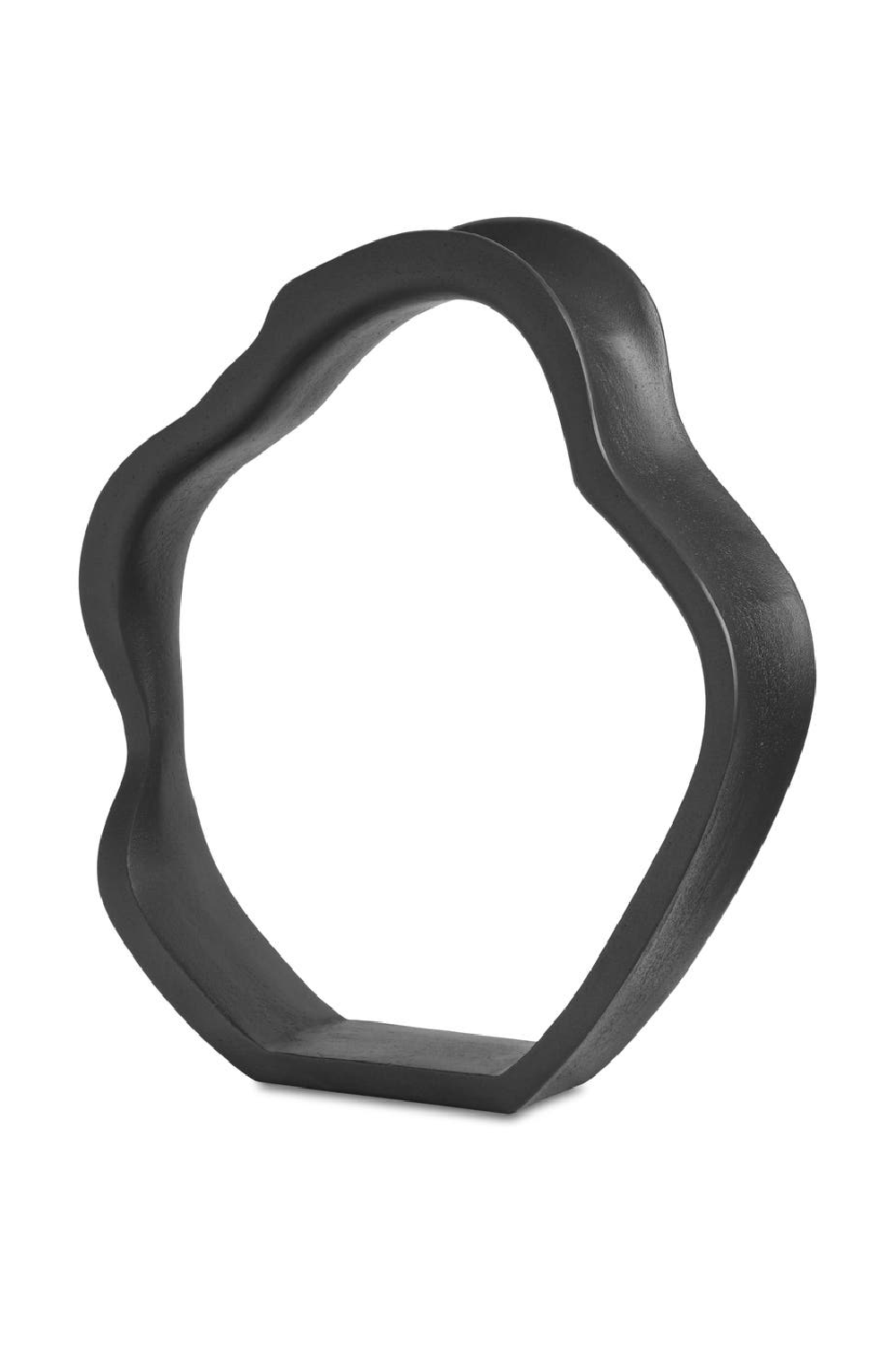Modern European furniture - Black Abstract Tabletop Sculpture - www.oroa.com
