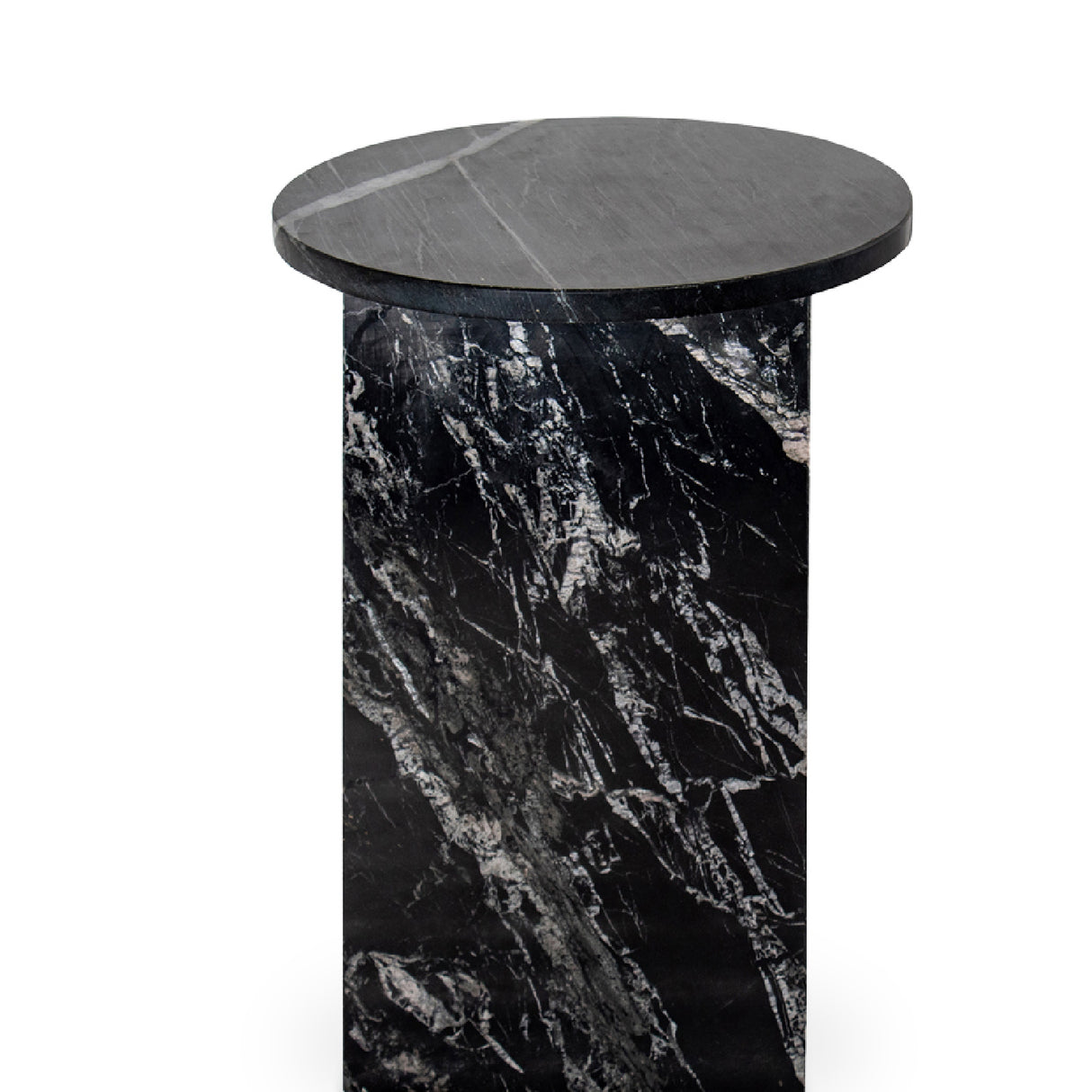 Modern European furniture - Round Marble Modern Accent Table - www.oroa.com