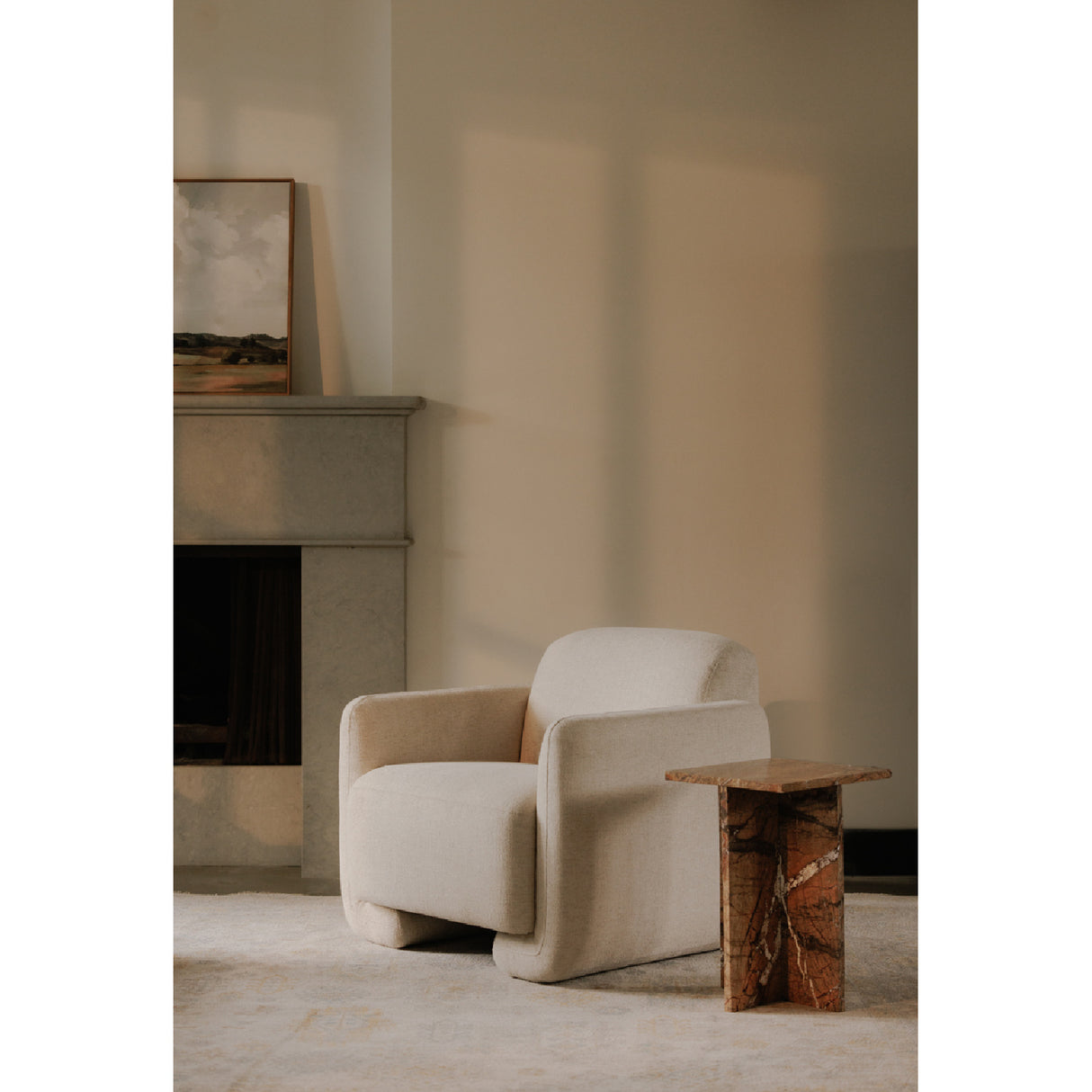 Modern European furniture - Marble Square Accent Table - www.oroa.com | Oroa.com