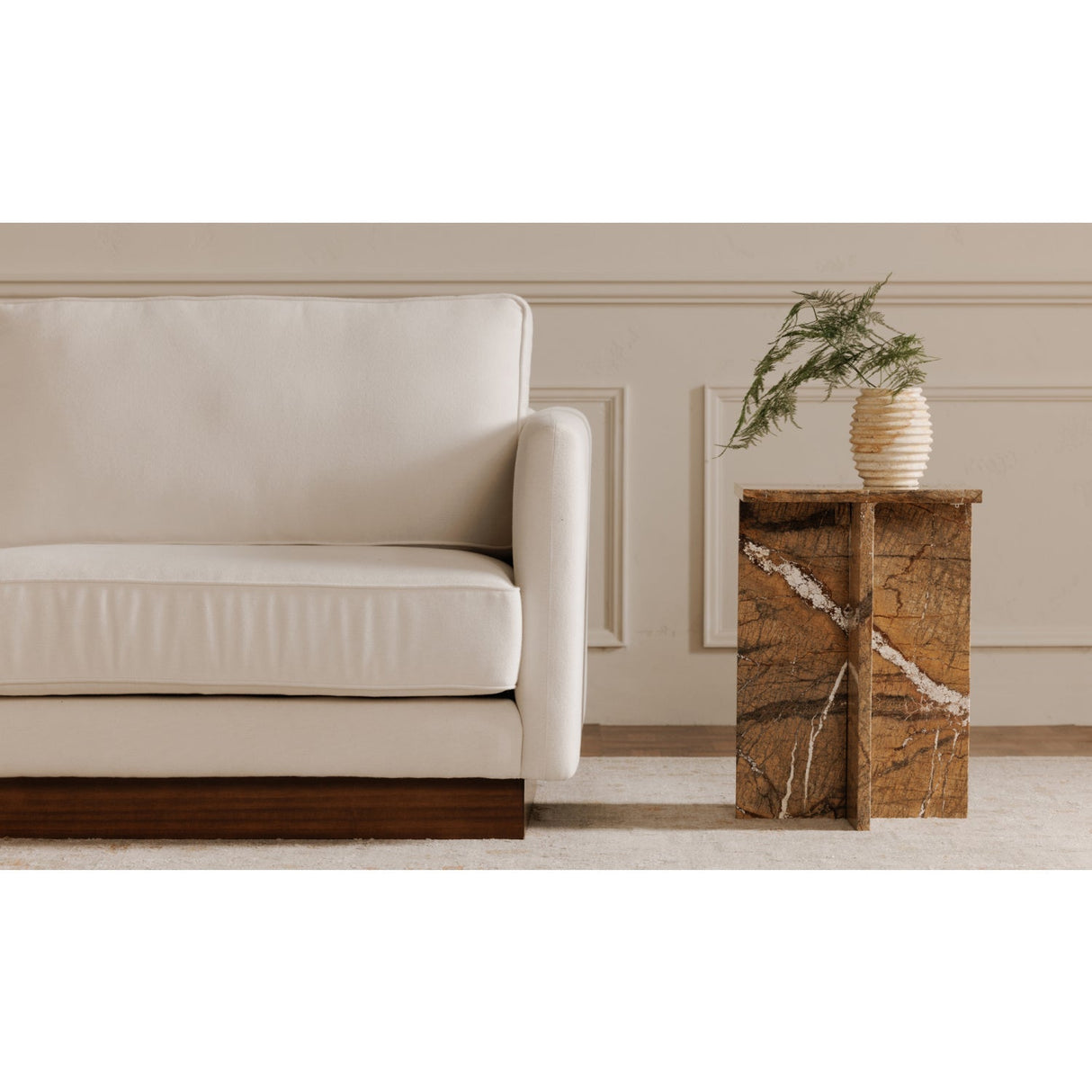 Modern European furniture - Marble Square Accent Table - www.oroa.com