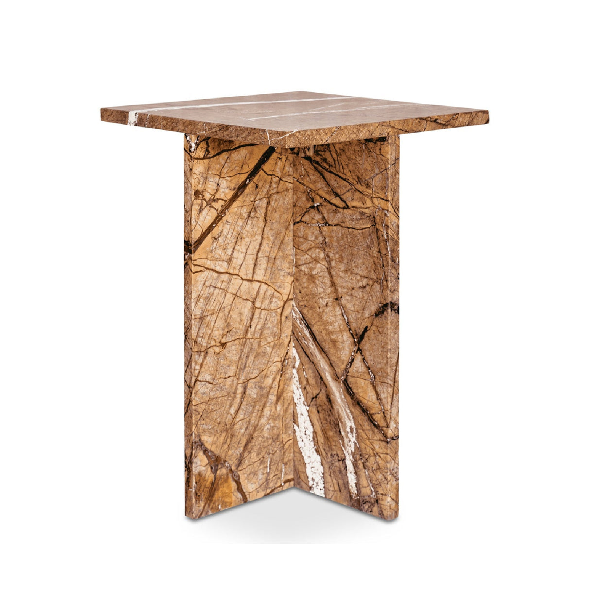 Modern European furniture - Marble Square Accent Table - www.oroa.com