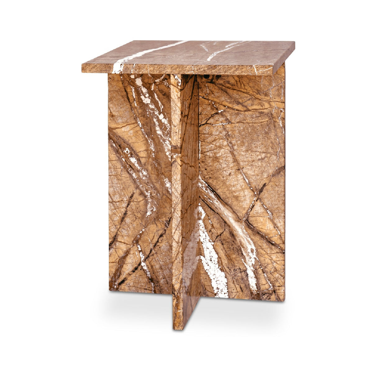 Modern European furniture - Marble Square Accent Table - www.oroa.com