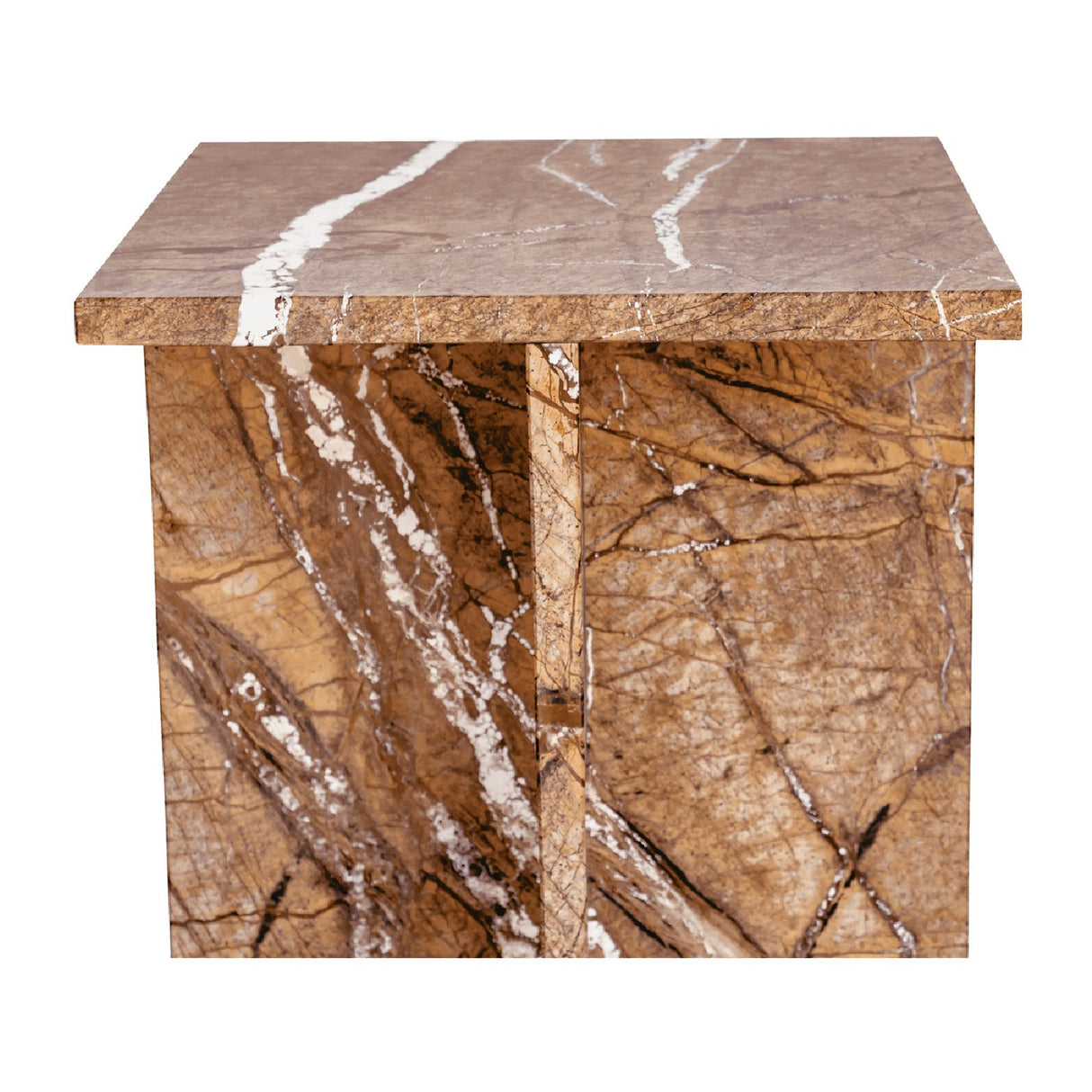 Modern European furniture - Marble Square Accent Table - www.oroa.com