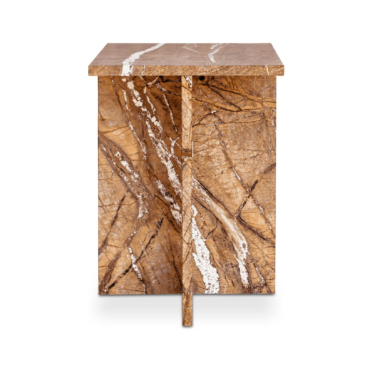 Modern European furniture - Marble Square Accent Table - www.oroa.com